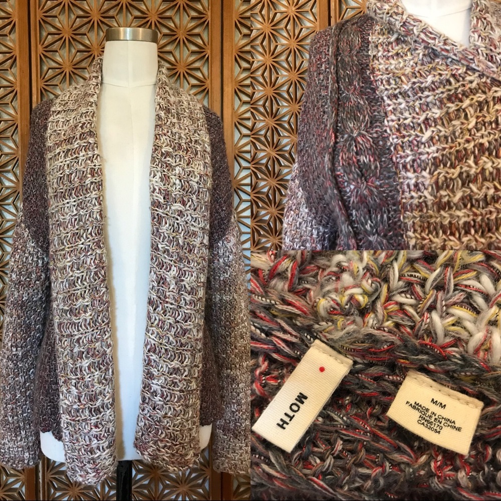 Anthropologie Moth Knit  Sweater Size M